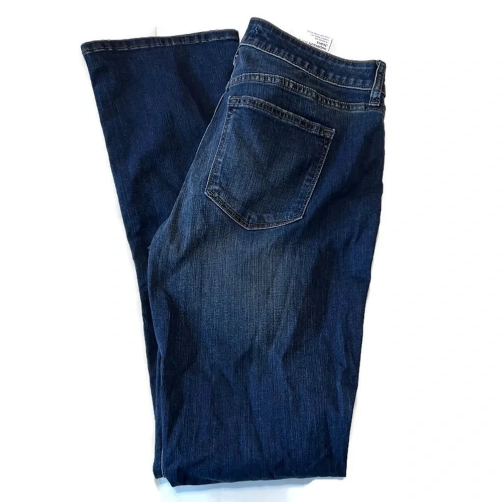 NWT SONOMA KOHLS Curvy Boot Cut Mid Rise Supersoft Stretch Jeans Size 8 Long
